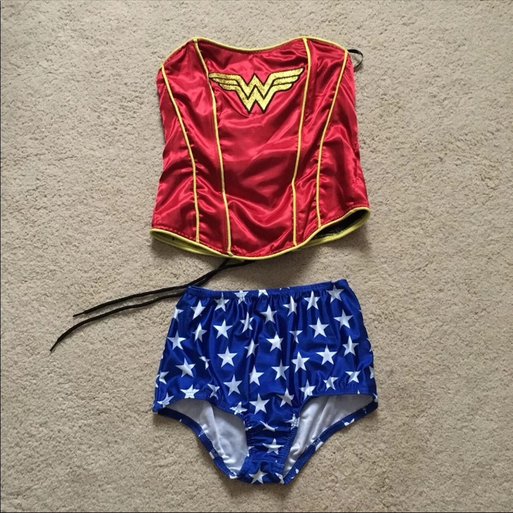Wonder woman corset costume
